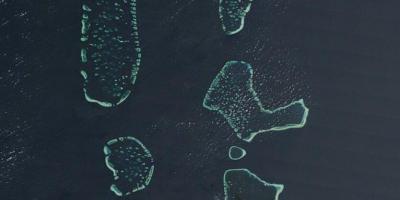 کا نقشہ مالدیپ سیٹلائٹ