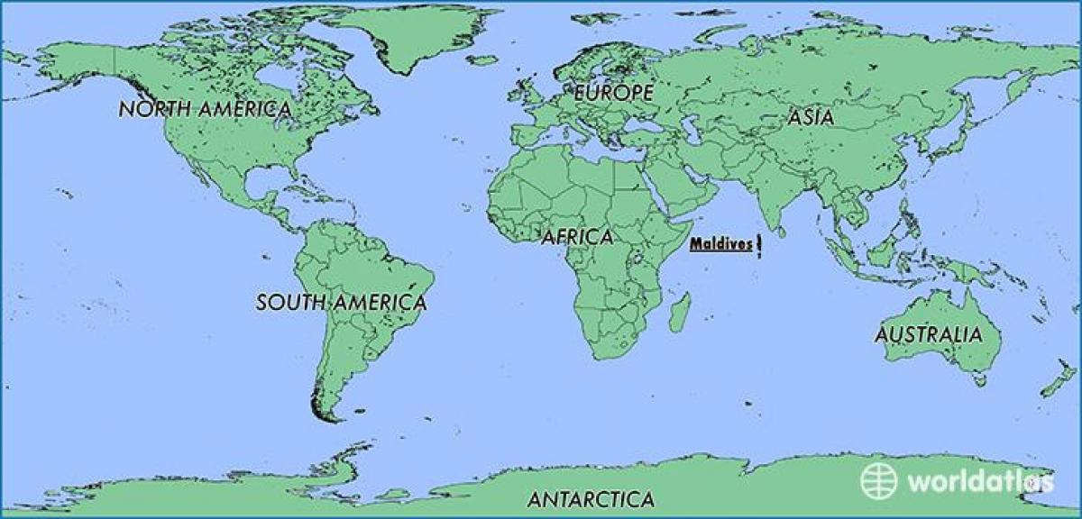 نقشہ مالدیپ کے ہمسایہ ممالک